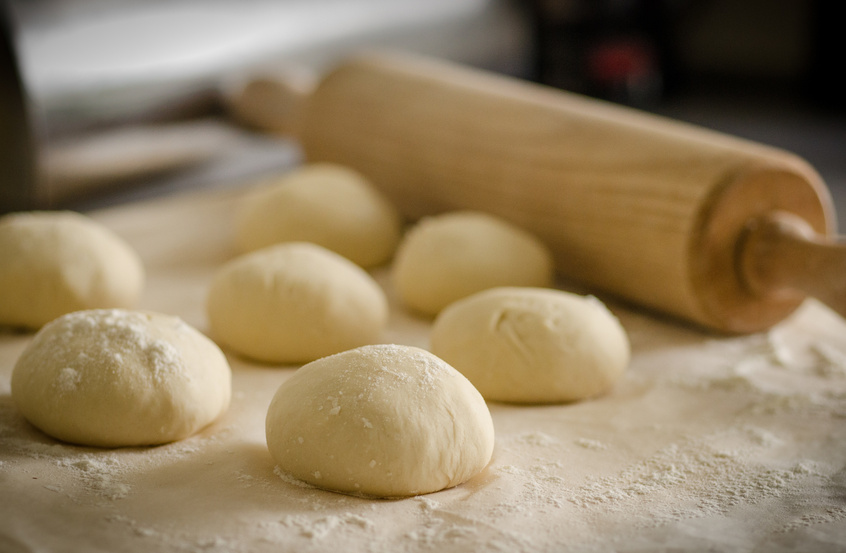 Rolling Pin and Dough